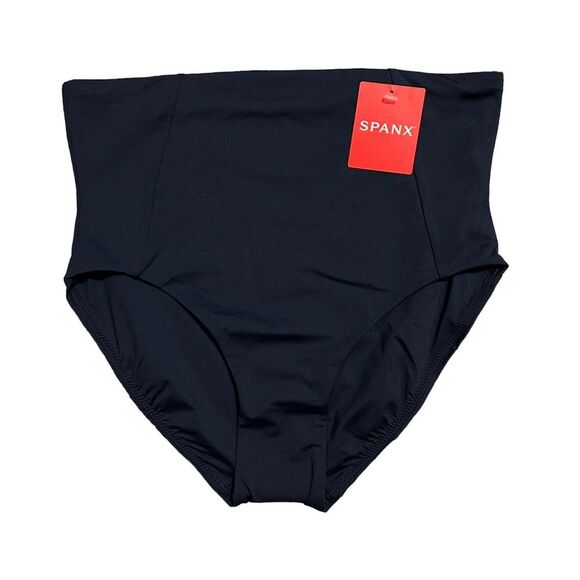 SPANX NWT High Waisted Swim Briefs *Sunkissed Navy XS - Picture 1 of 8